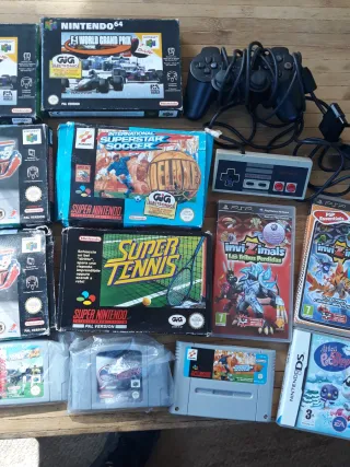 Lote Videojuegos Nintendo 64, PSP, SNES