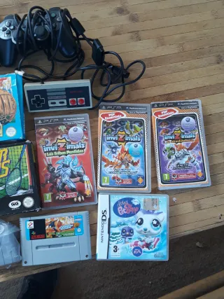 Lote Videojuegos Nintendo 64, PSP, SNES