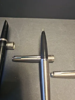 Conjunto di penne stilografiche Parker: Parker 45, Flighter, Parker 21