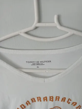 Camiseta Tommy Hilfiger Blanca XL