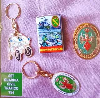 9 Llaveros Guardia Civil