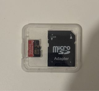 Micro SD 256GB con Adaptador