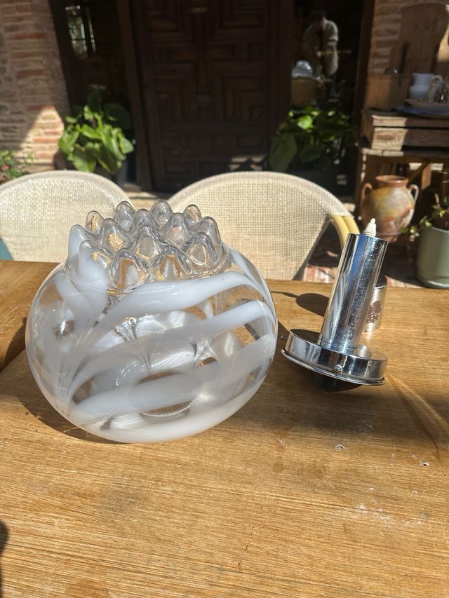 Lámpara de techo Vintage Cristal Murano