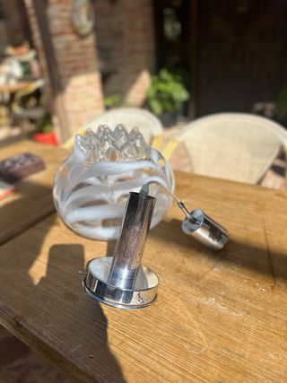 Lámpara Vintage Cristal Murano Mid-Century