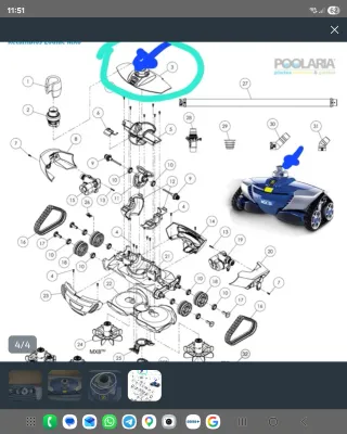 Robot Limpiafondos Zodiac MX8 + Mangueras y acce