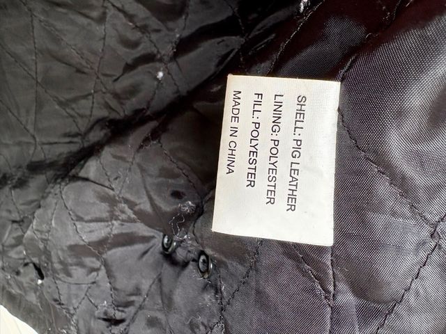 Chaqueta de cuero unisex Jonathan Adams XL