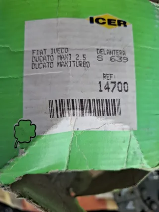 Pastillas Freno Fiat Ducato Iveco Daily 2.5