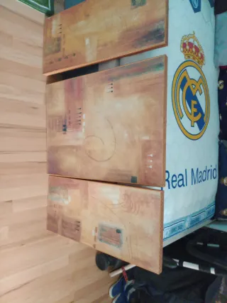 Cuadro Tríptico Madera