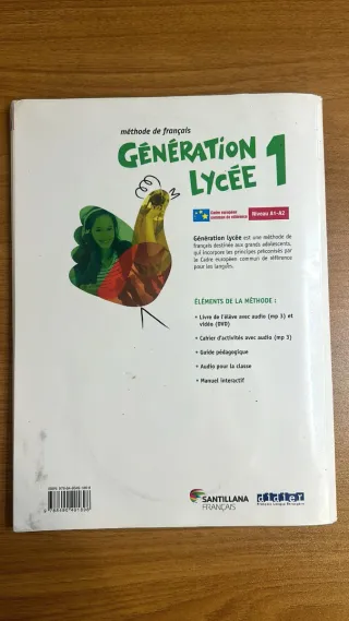 Libro de Francés Génération Lycée 1