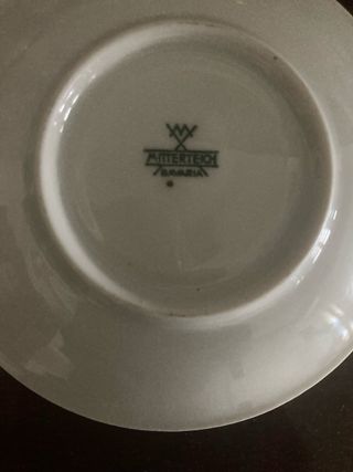 Juego de café alemán de porcelana