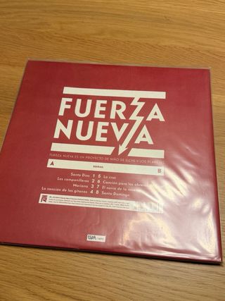 Vinilo Fuerza Nueva Edición Limitada.
