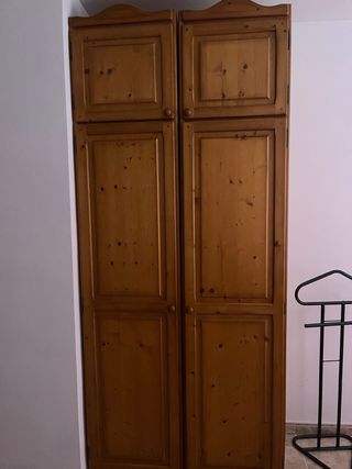 Dos armarios de madera 50cm ancho