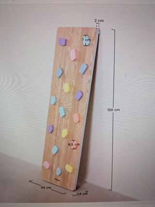 Rocodrómo de aprendizaje en madera de Sklum