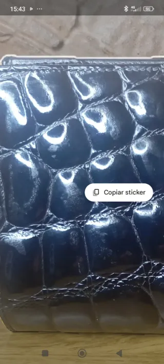 Cartera Balenciaga Vintage Piel Cocodrilo Negra