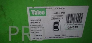 faro citroen ZX derecho valeo