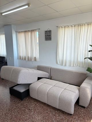 Sofá cama chaise longue con arcón- envio gratis