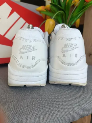 Nike Air Max 1 White Silver T38