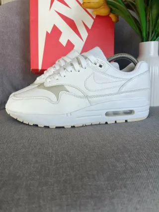 Nike Air Max 1 White Silver T38