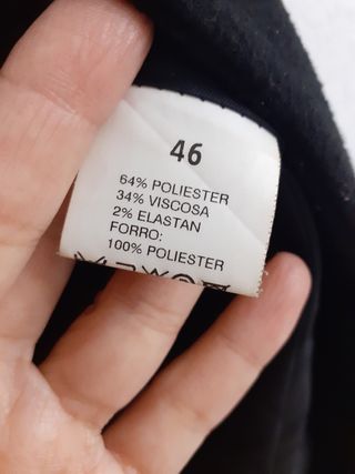 Abrigo paño talla 46