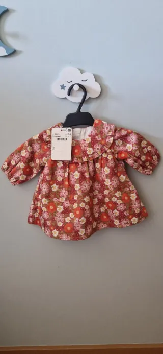 Vestido floral Mayoral recién nacido 50cm 0 meses