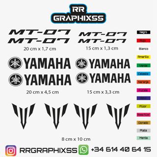 Kit Pegatinas Yamaha MT-07