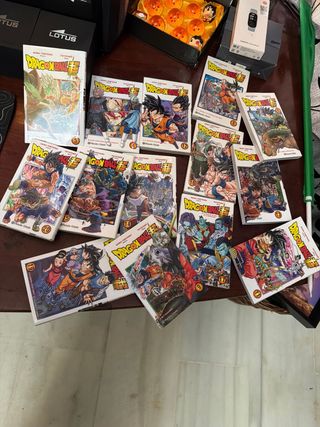 Coleccion de mangas dragon ball super y Z