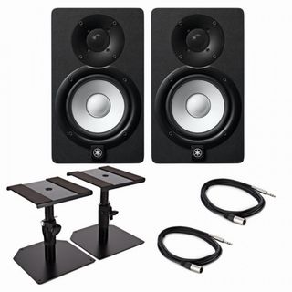 Altavoces Yamaha HS5 con bases MP (Negro)