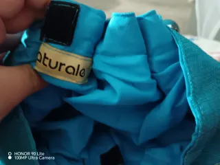 Pochete Artesanal Turquesa com Pedras