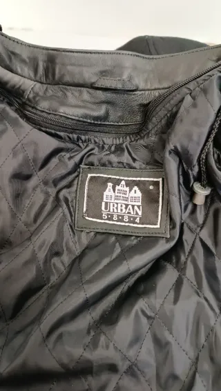 Chaqueta de moto de cuero para mujer C1Y3573