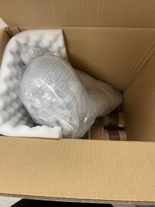 Embalaje Artemide Tolomeo para Pedro