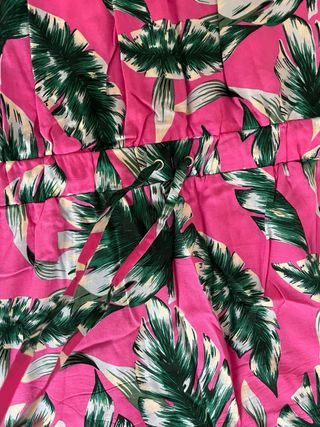 Vestido maxi verano estampado tropical