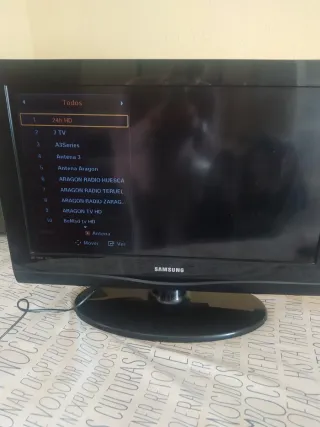 Televisión Samsung Negra