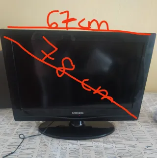 Televisión Samsung Negra