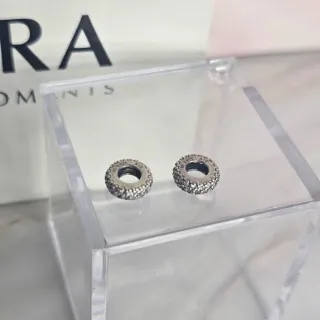 Coppia Charm Distanziatori Pandora Argento