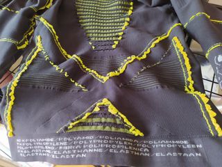 Camiseta X-Bionic Negra y Verde