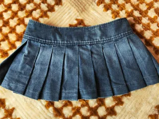 Falda vaquera plisada Miss Sixty