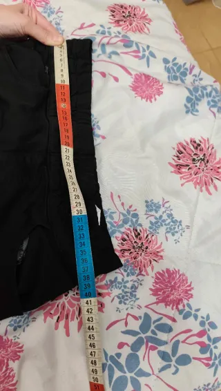 Leggins pantalón elástico moto mujer overlap M 38