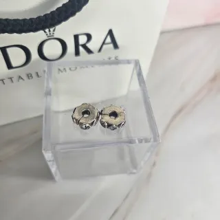 Coppia Charm CLIP Pandora Geometria Luminosa