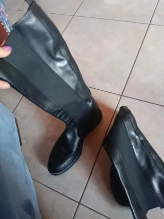 Stivali Santoni neri nuovi