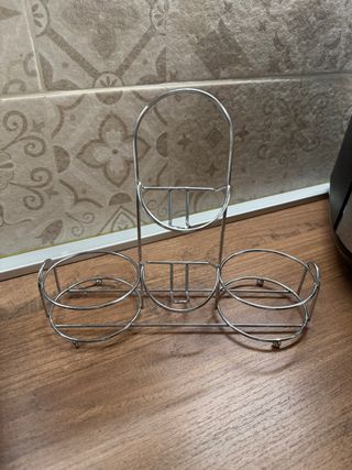 Porta olio e aceto in metallo