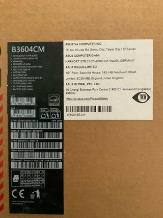 ASUS ExpertBook 16” Core Ultra 5 / 16GB RAM / 512G