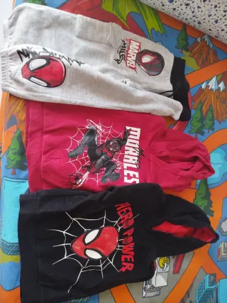 Lote 13 sudaderas + 12 pantalones T 5/6