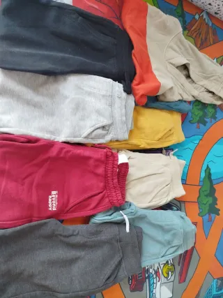 Lote 13 sudaderas + 12 pantalones T 5/6