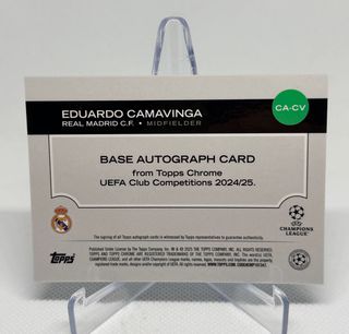 Eduardo Camavinga Autograph /150 Topps Chrome 2022