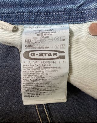 Pantalón vaquero de hombre de G-Star Raw (W32/L32)