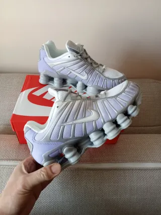 Zapatillas Nike Shox Mujer Morado/Plata