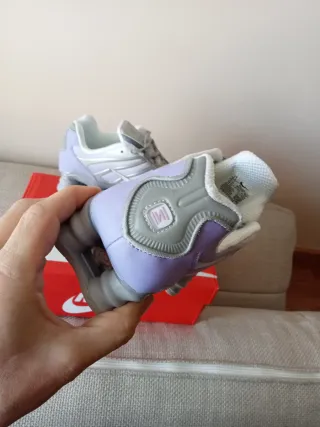 Zapatillas Nike Shox Mujer Morado/Plata