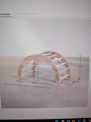 Arco de aprendizaje en madera de Sklum