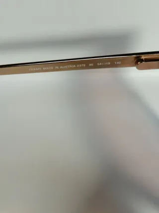 Occhiali da sole vintage marroni e oro