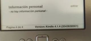 E-book Kindle 4.1.4 Gris